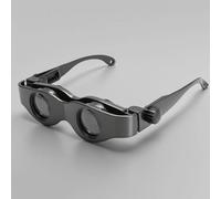 Plyisty Binoculares de Pesca Anteojos, Aumento de 3X, Lente HD de Enfoque Ajustable, Almohadilla de Nariz Ergonómica, para Observación de Aves, Televisión, Deportes, Conciertos, Teatro