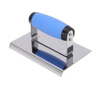 Plyisty Bordeadora de Concreto, Bordeadora de Concreto de Mano, Curva R8 con Acero Inoxidable, Paleta de Esquina Externa para Acabado de Paneles de Yeso, Herramienta de Paleta de Curva de 98mm