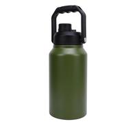 Plyisty Botella de Agua Aislada, Taza Térmica de Acero Inoxidable 316 de 3 Litros, Boca Ancha con Asa de Tapa, Botella de Agua Al Vacío para Deportes, Gimnasio, Fitness, Viajes, Mantener Frío 48 H,