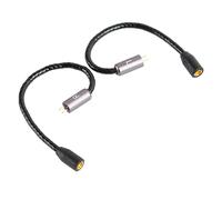 Plyisty Cable Adaptador MMCX de 2 Piezas A 2 Pinos de 0,78 Mm, Adaptador de Cable de de Sonido Sin Pérdidas para, Revonext, Bqeyz, TFZ, Queen, UE, TRN, AS10, AS06, AS10, ZST, ZS3AS10