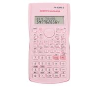 Plyisty Calculadora Científica, Calculadora Matemática Rosa con 240 Funciones, Pantalla De 2 Líneas, 10 Dígitos, Cubierta Protectora Deslizante, Material Escolar para Estudiantes