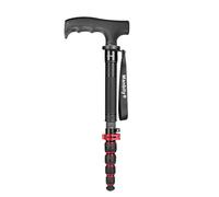 Plyisty Cámara de 61 Pulgadas Monopad con Altura de 6 Secciones, Monopad Camera Stand Weight de hasta 10 Kg, Fibra de Carbono Compacta Liviano POD para Fotografía