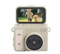 Plyisty Cámara Digital 2K, Cámara Selfie Retro de 2MP con Pantalla Abatible de 1,47 Pulgadas y Flash Incorporado, para Viajes, Fiestas, Aventuras Diarias