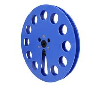 Plyisty Carrete de Asa de 7 Pulgadas, Carrete de Cinta Vacía con 12 Hoyos, para Reel to Rele Cape Replazing, Restaura Tu Grabadora de Cinta (Blue)