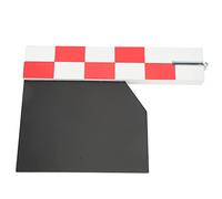 Plyisty Clapper Board Fácil de Mantener el Director de Cine Densidad de la Película de la Película Clap para la Producción de Video de Cosplay (Rojo)