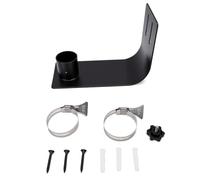 Plyisty Comedero para Pájaros de Pared, para BirdBuddy Pro1 Pro2 (Smart | Construcción de acero inoxidable, kit de abrazadera de manguera con tornillo, ángulo de tornillo de bloqueo o poste, para