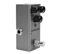 Plyisty Compresor de Guitarra Pedal, 3 Perillas, Modo Dual, True Bypass