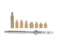 Plyisty Consejos de Inserción de Tuerca de Latón de Precisión Reemplazo Práctico para Adaptador TS100 TS101 PTS200 Soldador de Soldadura, Se Adapta a 936 Soldadero Universal, 2 Adaptadores de Cabeza