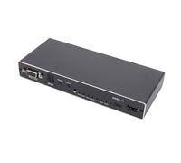 Plyisty Controlador de Pared de Vídeo con Interfaz Multimedia HD de 6 Vías, Entrada 4K 30 Hz Salida 1080P 60 Hz, con 14 Modos de Visualización Rotación de 180 Grados (Enchufe de la UE)