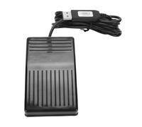 Plyisty Controlador de Punta de Teclado de Pedal de Pie USB para Ventanas, Pedal de Pie a Prueba de Lluvia para Configuraciones de Teclas Personalizadas, Diseño Ergonómico