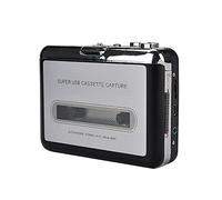 Plyisty Convertidor de Cinta a MP3/CD, Reproductor de Casete Portátil, Salida de para Auriculares, Altavoz con Plug N Play y Manual de Usuario, Fácil de Usar