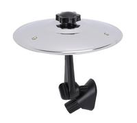 Plyisty Cymbal de Automóviles, Platillo de Choque de Automóviles, Ventilación de Aire Montada, Clip, Adecuado para Todo Tipo de Vehículos, Hace Que su Conducción Sea Más Divertida (Silver)