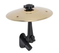 Plyisty Cymbal de Automóviles, Platillo de Choque de Automóviles, Ventilación de Aire Montada, Clip, Adecuado para Todo Tipo de Vehículos, Hace Que su Conducción Sea Más Divertida (Dorado)