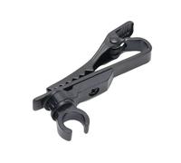 Plyisty de Micrófono de Cuello de Metal, Compatibilidad Universal, Diseño de Conveniencia para la Enseñanza de Grabación de Videoconferencia, Abrazadera de Micrófono Lavalier con (10PCS)