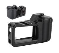 Plyisty Empuñadura de Batería de 4000 MAh para 5 Pro 4 3 Kit de Jaula de Banco de Energía de Carga Soporte de Cámara de Liberación Rápida Soporte de Zapata Fría Accesorio Vlog de Rosca