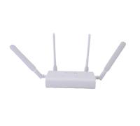 Plyisty Enrutador CPE Inalámbrico 4G LTE Wifi6 con 4 Antenas para el Ministerio del Interior de 300 Mbps, Punto de Acceso de la Tarjeta SIM para Múltiples Dispositivos, Material ABS