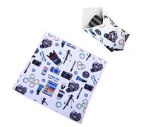 Plyisty Envoltura Protectora, Bolsa de Almacenamiento Autoadhesiva para Cámara de Tela Mágica, Antiarañazos, Plegable, Lavable, para DSLR, Lentes, Cosméticos (50 * 50cm)