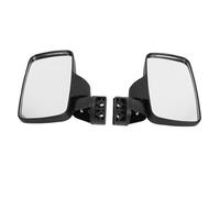 Plyisty Espejos Laterales Traseros para UTV para Jaula Antivuelco de 1.75-2 | Kit de espejo lateral universal para ATV, resistente a vibraciones, sin herramientas, para vehículos todoterreno