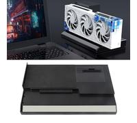 Plyisty Estación de Acoplamiento de Caja GPU Externa con USB4.0, PCIe3.0X4 de 32 Gbps, PD 60 W, Transferencia de Datos de 40 Gbps, 2 Puertos TB3, Ranura SSD M.2 Nvme, RJ45 para NUC,