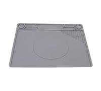 Plyisty Estera de Reparación de Silicona Térmica Multifuncional con Regla de Escala para Trabajos de Hierro y Soldadura