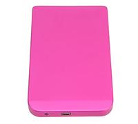 Plyisty Estuche para Disco Duro Extraincleble para Computadora Portátil de 2,5 Pulgadas Usb2.0 Caja de Disco Duro Extra Extragada de Aluminio con Indicador Led, Párrico Xp/7/8/10, (Rojo)