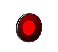 Plyisty Filtro de Cámara de Buceo Protector de Lente Impermeable para 5 Pro / 4 con Marco de Aleación de Aluminio Lente de 2,0 Mm de Espesor Perilla Roscada de Liberación Rápida (Rojo)