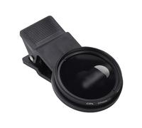 Plyisty Filtro de Lente CPL de 37 Mm, Clip en la Cámara del Teléfono, Polarizador, Filtro Polarizador Circular, Accesorio de Lente Profesional con Tapa Compatible con la Mayoría de los