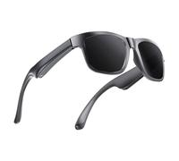 Plyisty Gafas de Inteligentes, Bluetooth 5.4 Estéreo de Doble Canal de Abierto, Protección UV400, Marco Flexible TR Ligero de 37 G, con Reproducción de Música 4-5H, para Hombres,