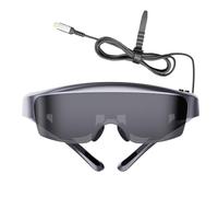 Plyisty Gafas Inteligentes, Pantalla Virtual HD de 400 Pulgadas con Ajuste de Miopía de 0-600°, Pantalla OLED, Altavoces Integrados, Conectividad Tipo C para Smartphone, Cine y Juegos