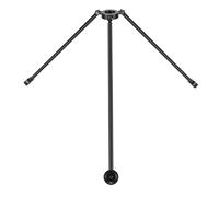 Plyisty Guía de Suelo para Trípode, Guía de Suelo Estabilizadora Topográfica Plegable de 40 Cm con Base Antideslizante para Estación Total