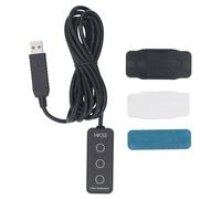 Plyisty Interruptor de Manija de Programación Macro USB, Interruptor de Llave Personalizado con Puntos Braille, para Control de Equipos Industriales, Oficina de Personal, Asistencia