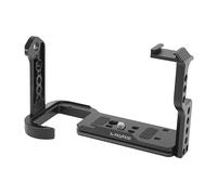 Plyisty Jaula para Cámara para Cámara de Video Fx3 Fx30, Aleació de Aluminio, Diseño de Aperta Precisa, Múltiples Orificios para Tornillos Extendidos, Fácil de Instalar, Ranura