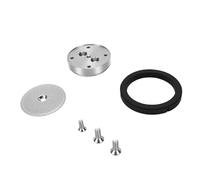 Plyisty Kit de Afinación Apto para, Soporte para Mampara de Ducha de Acero Inoxidable, Mampara de Ducha, Junta de Silicona, Tornillos para Máquina de café Expreso