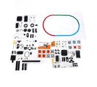 Plyisty Kit de Automóvil Robot Inteligente de IA para Adolescentes para Principiantes, con Cámaras y Evasiones de Obstáculos, para Programación Gráfica de Python, Material de Aleación de Aluminio
