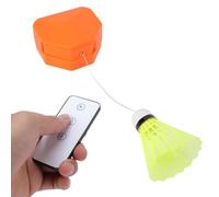 Plyisty Kit de Entrenamiento de Pelota de Autoejercicio de Bádminton Duradero con Banda Elástica y Control Remoto para Mejorar Las Habilidades Blanco