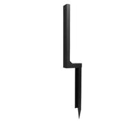 Plyisty Kit de Estaca de Tierra de Anclaje de la Cerca de Acero Al Carbono para Soporte de Madera Rota Inclinada, Diseño Resistente de una Pieza para su Máxima Retención, Instalación Simple para