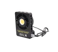 Plyisty Kit de Iluminación LED para Cámara de Vídeo de 100 W, 2800 K-6800 K, Salida Continua Bicolor, Luces COB para Cámara, CRI≥95, TLCI≥97, para Estudio de Fotografía y Cine.