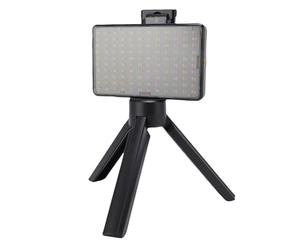 Plyisty Kit de Luz de Video LED, Luz de Relleno Portátil de Cámara con Soporte de Trípode, Luces de Estudio de 2500-9000k para Fotografía y Transmisión en Vivo de Belleza