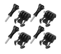 Plyisty Kit de Montaje Base Básico de Clip de Hebilla de Liberación Rápida, Kit de Accesorios de Tornillo Largo de Pulgar Largo Compatible con GO Pro Action Camera