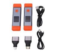 Plyisty Kit de Transmisor Receptor de Interfaz Multimedia HD Inalámbrico, Decodificación 4K Salida 1080P Banda Dual 2.4G 5.8G con Pantalla LED, para Computadoras Portátiles Cámaras TV