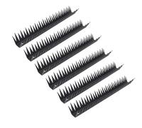 Plyisty La Cerca Anti -climbon Pica con Fuertes Espigas de Pared de Disuasión de Animales para Proteger La Propiedad, Instalación Simple, 6 Paquete para Edificios Residenciales