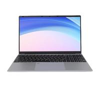 Plyisty Laptop Portátil de 15.6 Pulgadas con CPU de Cuatro Núcleos de 16 GB de Desbloqueo de Huellas Digitales RAM, Laptop DDR4 de Alta Velocidad para Navegación y Multitarea en Línea (128GB Enchufe