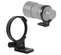 Plyisty Lente de Metal Trípode Anillo de Montaje de Collar para Samyang AF135 F1.8 Collar de Lente Forma de Soporte Anillo de Montaje Base de Soporte Base Incorporada en 70 Mm Placa QR,