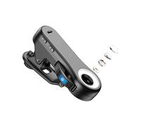 Plyisty Lente de Microscopio para Teléfono, Rueda de Zoom de 4 Niveles, Aumento de 40X 80X 120X, 24 LED de Temperatura de Color Dual CRI 92+ y Clip Universal, para Teléfonos