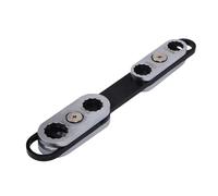 Plyisty Llave Ajustable de Doble Cara, Rotación Duradera de 360 grados para Mecánicos y Entusiastas del Bricolaje