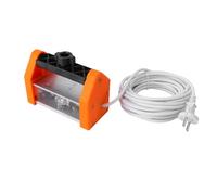 Plyisty Luz de Inspección de Pared LED, Luz de Lavado de Pared para Pintura y Pulido de Paneles de Yeso, Lámpara de Trabajo Portátil para Garaje, Taller, Corrección de Pintura, Naranja (ABS+gel de