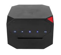 Plyisty Máquina Automática de Repartidor de Cartas, Barajador y Distribuidor 2 en 1 con Rotación de 180 360 Grados, Batería Recargable USB, para Póquer Blackjack Texas (Black)
