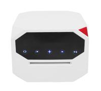 Plyisty Máquina Automática de Repartidor de Cartas, Barajador y Distribuidor 2 en 1 con Rotación de 180 360 Grados, Batería Recargable USB, para Póquer Blackjack Texas (White)