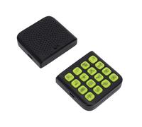 Plyisty Máquina de Efectos de Sonido, 16 Sonidos Divertidos, Fabricante de Ruidos de Broma, Juguete de Sonido de Control Remoto Dividido Recargable para Bromas (Black)