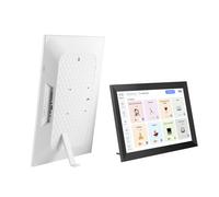 Plyisty Marco de Fotos Digital WiFi de 15,6 Pulgadas, Pantalla Táctil IPS FHD 1080P, Marco de Fotos Inteligente en la Nube con Almacenamiento de 32 GB, Rotación Automática, Compartir (Enchufe de la